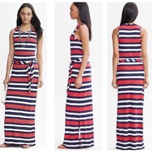 Banana Republic Patio Maxi Striped dress SzM
